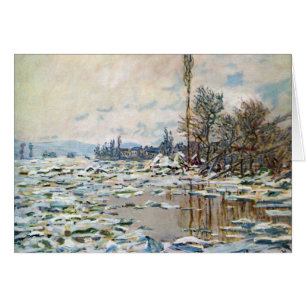 Das Aufbrechen des Eises von Claude Monet
