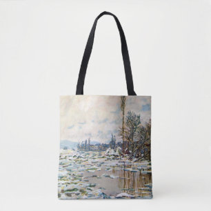 Das Aufbrechen des Eises von Claude Monet Tasche