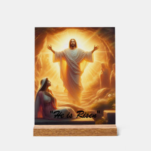 Das Auferstehungslicht: Jesus Christus erhebt sich Acrylschild