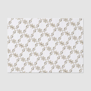 Das aufwändige Design der Metallschleife aus dem 1 Seidenpapier