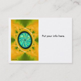 "Das Auge". .business Karte