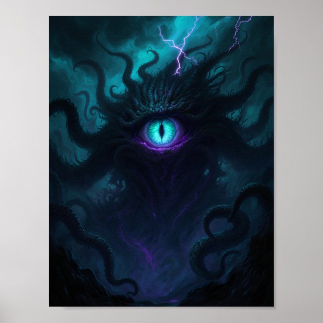 Das Auge des Abgrunds Poster (Vorne)