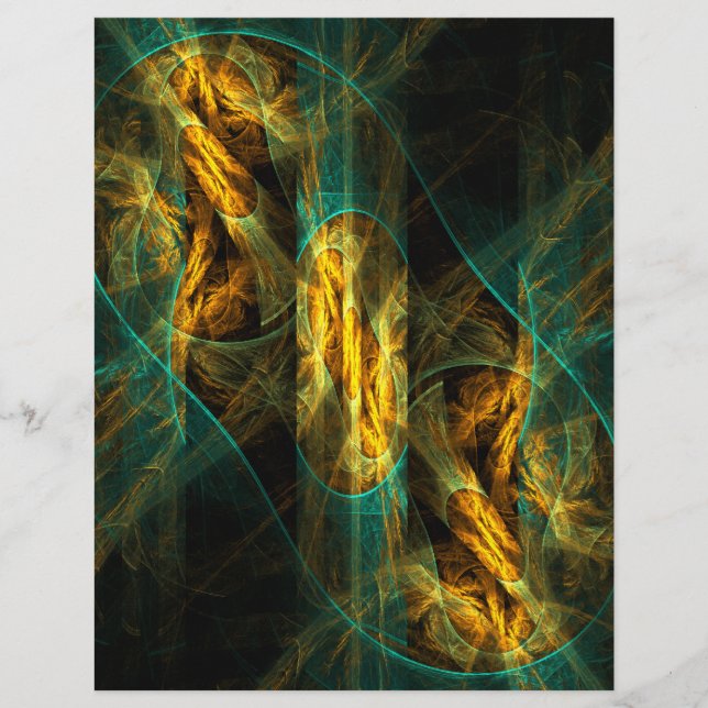 Das Auge des Abstrakten Flyers Dschungel Flyer (Vorne)