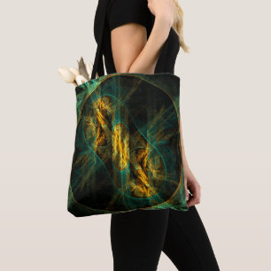 Das Auge des Dschungels Abstrakte Kunst Tasche