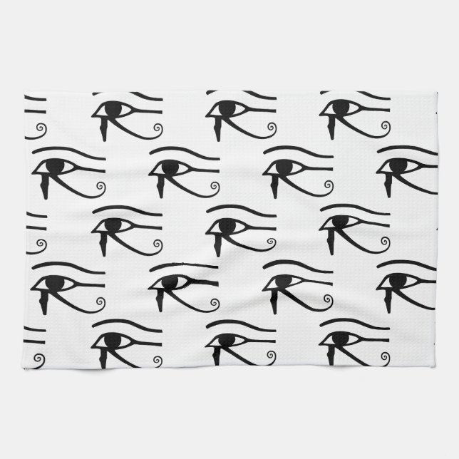 Das Auge des Horusmusters Handtuch (Horizontal)