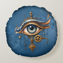 Das Auge des Universums Rundes Kissen