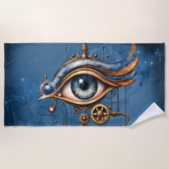 Das Auge des Universums Strandtuch (Vorderseite)