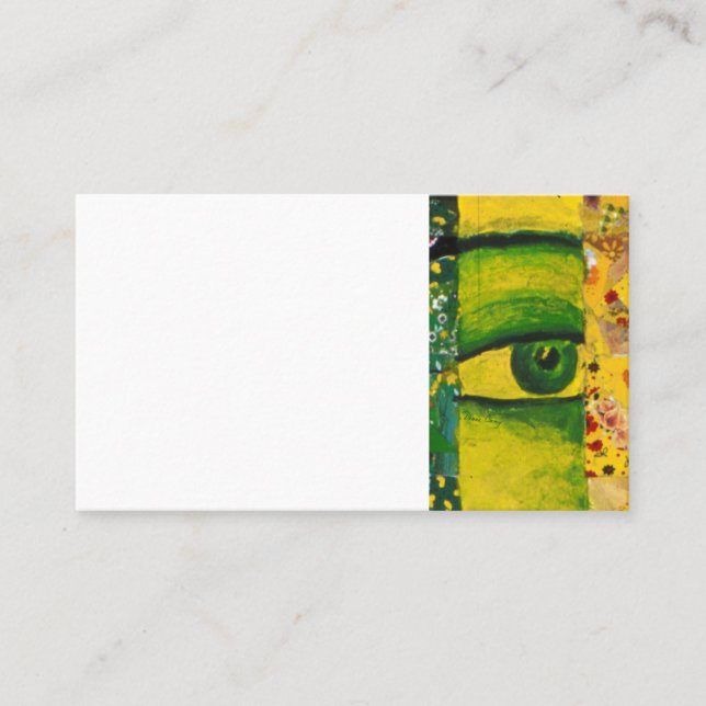 Das Auge - Gold-u. Visitenkarte (Vorderseite)