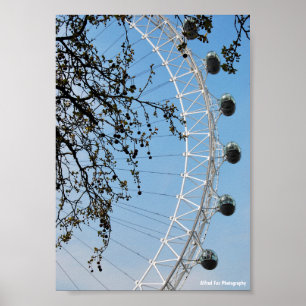 Das Auge im Herbst Poster