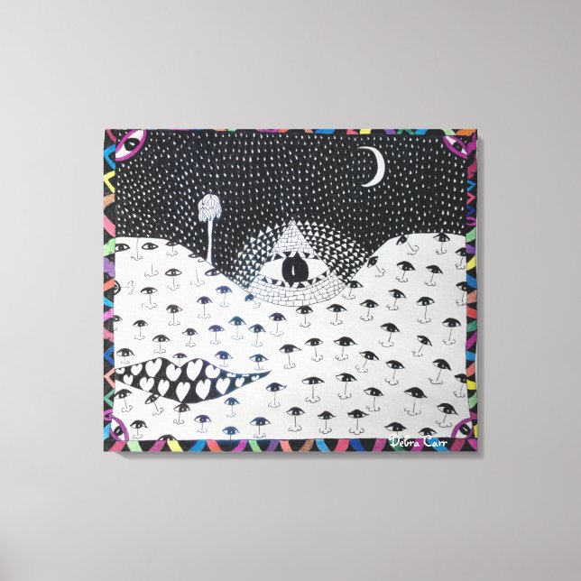 Das Auge - Leinwanddruck (Vorderseite)