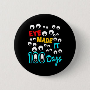 Das Auge machte es 100 Tage 100 Tage Schüler Button