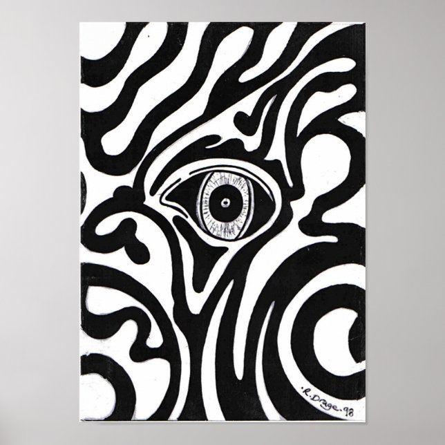 Das Auge Poster (Vorne)