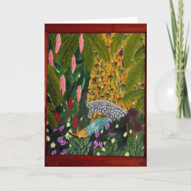 Das Augen-Ansicht des Vogels Karte (Vorderseite)