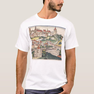 Das Augen-Ansicht des Vogels von Prag vom Nürnber T-Shirt
