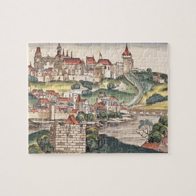 Das Augen-Ansicht des Vogels von Prag vom Nürnberg (Horizontal)