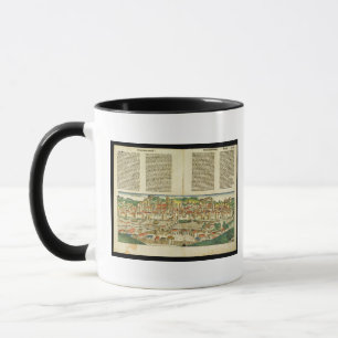 Das Augen-Ansicht des Vogels von Ratisbon, vom Tasse