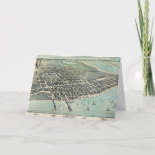 Das Augen-Ansicht-Karte des Vogels von Corpus Karte