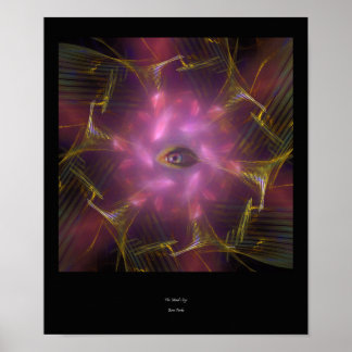 Das Augenplakat des Geistes Poster