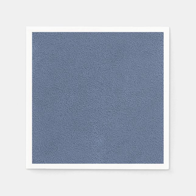 Das Aussehen der Schnurrbart-Blauleder Textur Serviette (Vorderseite)