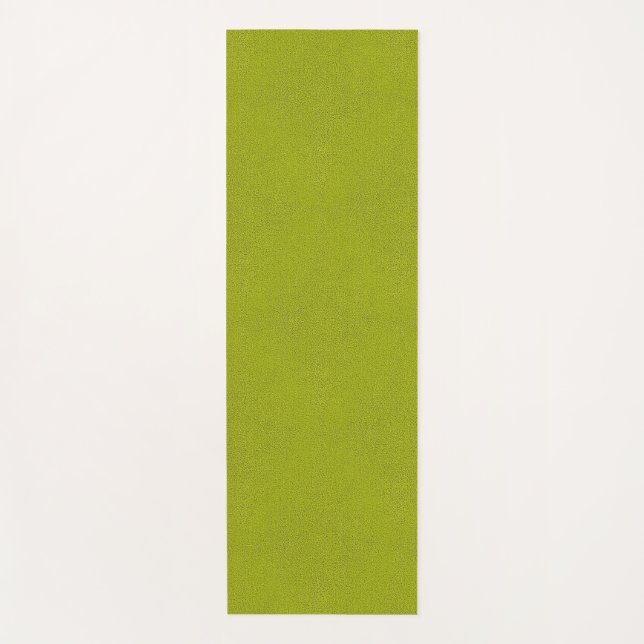Das Aussehen von Snugly Chartreuse Green Suede Yogamatte (Vorderseite)
