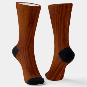 Das Aussehen wärmer Eichenholz-Körner-Textur Socken