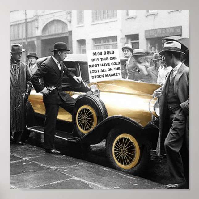 Das Auto der Golddepression Poster (Vorne)