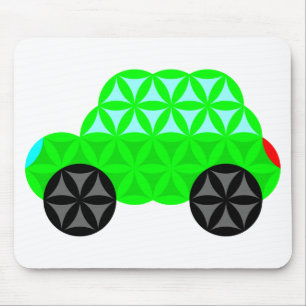 Das Auto des Lebens - Heilige Formen A2. Mousepad