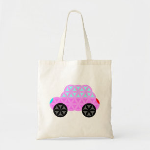 Das Auto des Lebens - Heilige Formen A3.Pink. Tragetasche