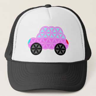 Das Auto des Lebens - Heilige Formen A3.Pink. Truckerkappe