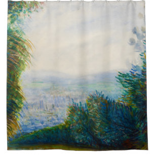 Das Auvers-Tal an der Oise Renoir Duschvorhang