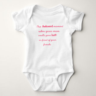 Das Awkward Moment Onsie Baby Girl Baby Strampler