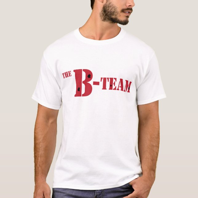 Das b-Team T-Shirt (Vorderseite)
