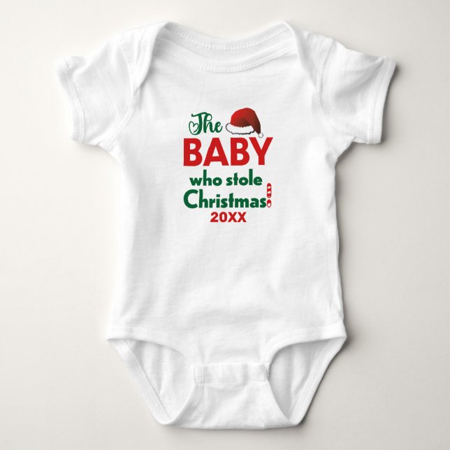 Das Baby, das Weihnachten im Jahr gestohlen hat Baby Strampler (Vorderseite)