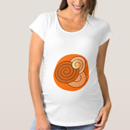 Das Baby der Mutterschaft wirbelte ein subtiles De T-Shirt