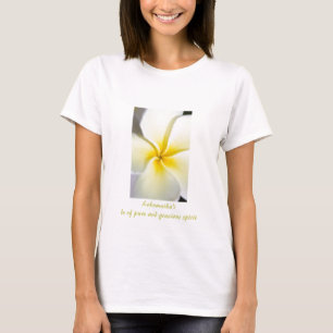 Das Baby der Plumeria-Entwurfs-Frauen - Puppe T-Shirt