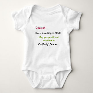 Das Baby des Programmierers kacken Shirt