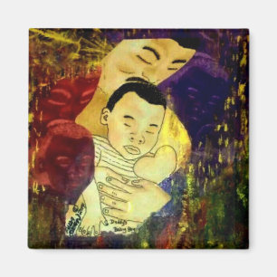 Das Baby des Vatis Magnet