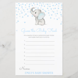 Das Baby Food Baby Shower Game kann man bestellen