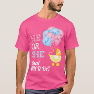 Das Baby Geschlecht offenbart das Party, was es se T-Shirt