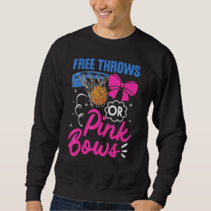 Das Baby Geschlecht zeigt Freigaben oder rosa Böge Sweatshirt