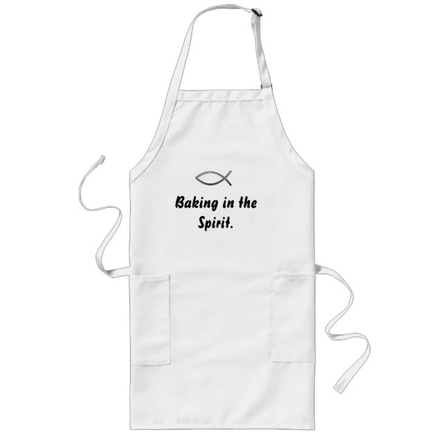 Das Backen im Spirituosenangebot/ Ichthys-Schürze Lange Schürze (Vorne)