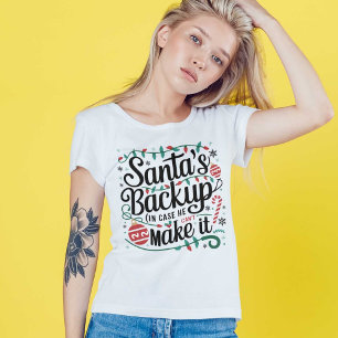Das Backup des Weihnachtsmanns Funny Family Chri T-Shirt