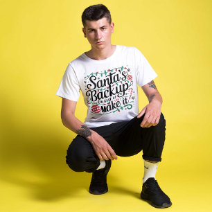 Das Backup des Weihnachtsmanns Funny Family Chri T-Shirt