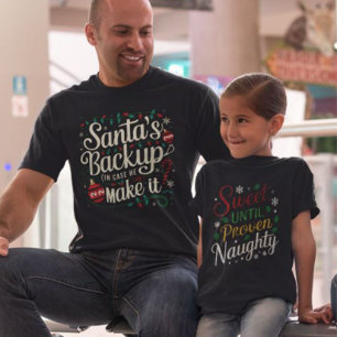 Das Backup des Weihnachtsmanns   Funny Family Chri T-Shirt