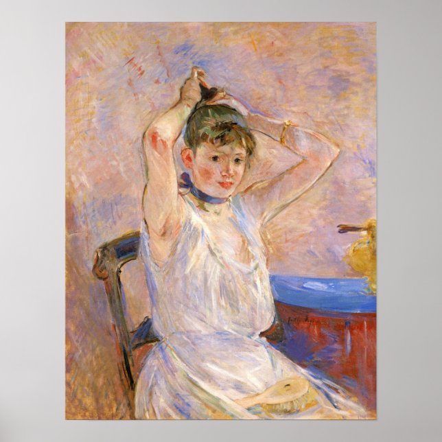 Das Bad von Berthe Morisot Poster (Vorne)