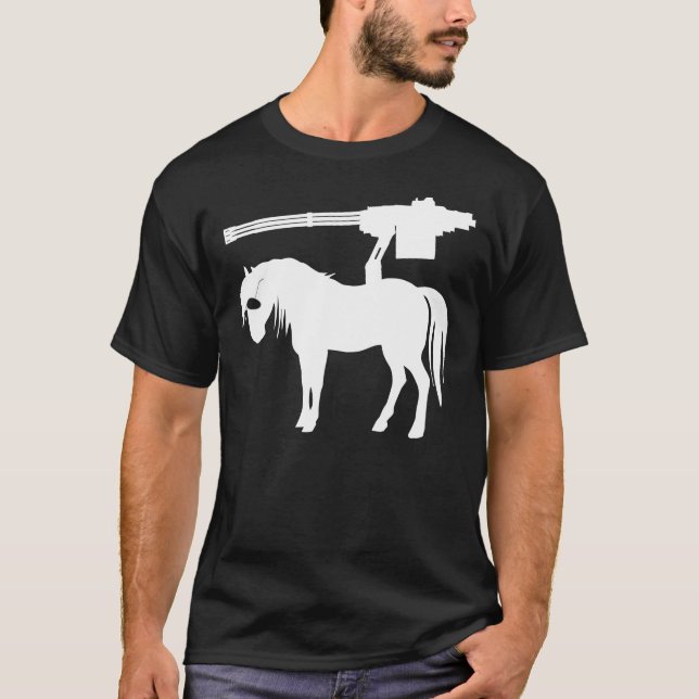 Das Badass Pony T-Shirt (Vorderseite)
