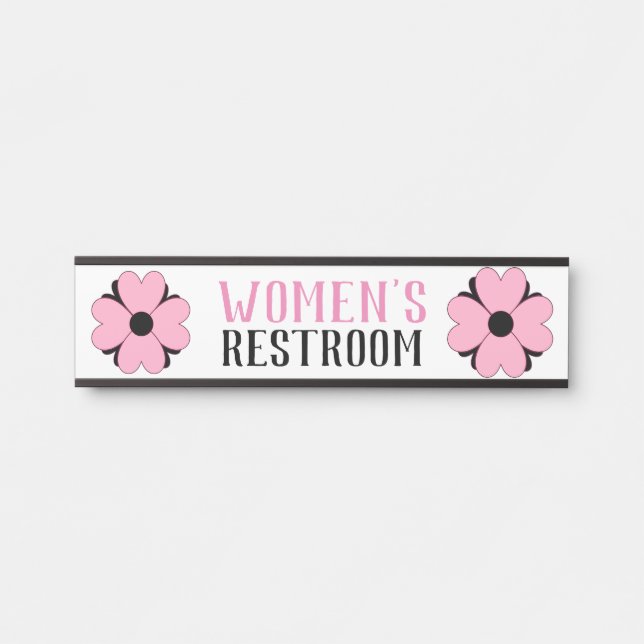 Das Badezimmer ist mit einer Badewanne ausgestatte Türschild (Vorderseite )