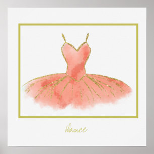 Das Ballerina-Tanzposter Poster