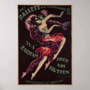 Das Ballett, Josef Fenneker Poster