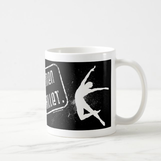 Das Ballett-Tasse der Männer - wirkliche Männer Kaffeetasse (Rechts)